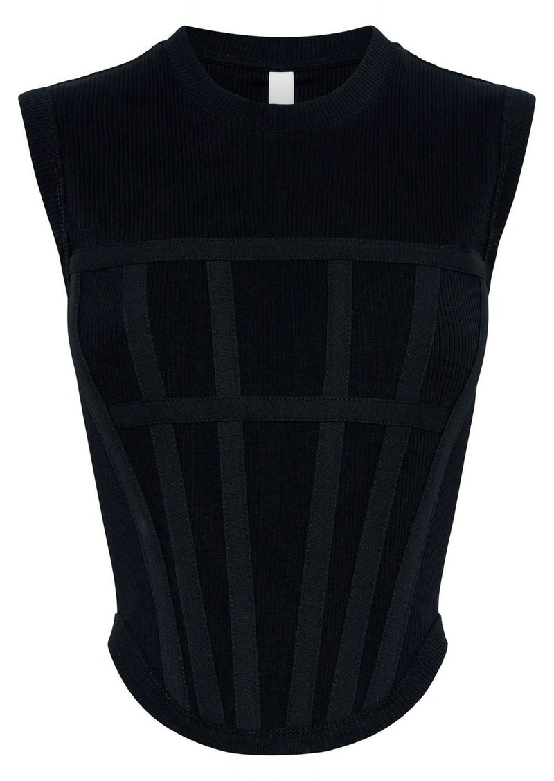 Dion Lee ribbed corset tank