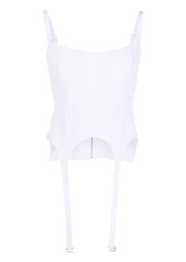 Dion Lee ribbed corset tank top