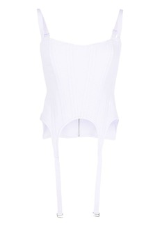 Dion Lee ribbed corset tank top