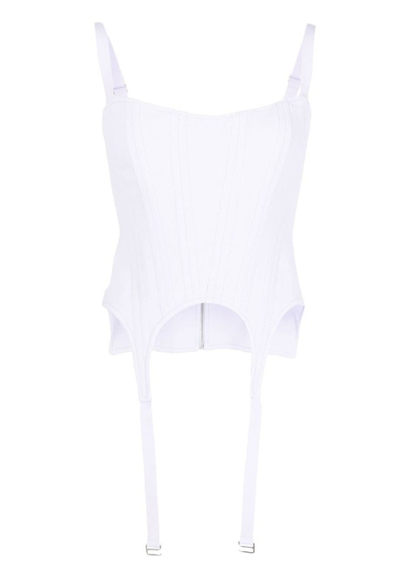 Dion Lee ribbed corset tank top