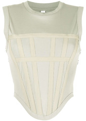 Dion Lee ribbed corset tank top