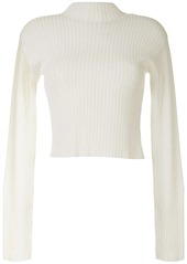 Dion Lee ribbed knit cropped jumper