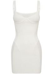 Dion Lee Serpent lace-panelled minidress