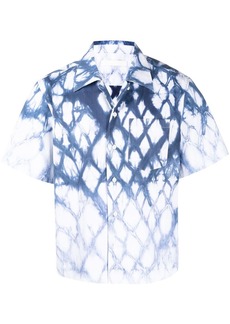 Dion Lee Shibori short-sleeve shirt