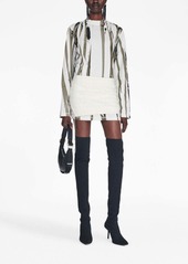 Dion Lee snakeskin-effect leather skirt