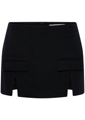 Dion Lee split-hem mini skirt