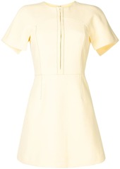 Dion Lee structured short-sleeve mini silk dress