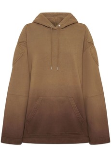 Dion Lee Sunfade ombré padded hoodie