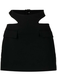 Dion Lee Y-front buckle mini skirt