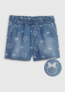 babyGap | Disney Minnie Mouse Denim Pull-On Shorts with Washwell
