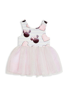 Baby's, Little Girl's & Girl's Disney x Pippa & Julie Minnie Stripe Tutu Dress