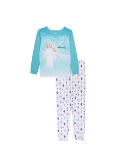Disney Little Girls Frozen T-shirt and Pajama, 2 Piece Set - Multi