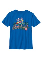Disney Boy's Lilo & Stitch Aloha Christmas Child T-Shirt