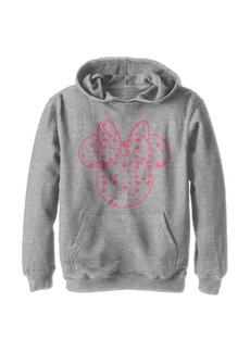 Disney Boy's Mickey & Friends Mickey and Friends Minnie Heart Silhouette Child Pull Over Hoodie