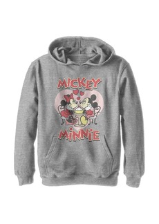 Disney Boy's Mickey & Friends Mickey and Minnie Share a Sundae Child Pull Over Hoodie