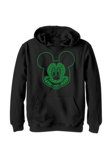 Disney Boy's Mickey & Friends Mickey Mouse Clover Big Smile Child Pull Over Hoodie
