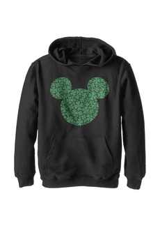Disney Boy's Mickey & Friends Mickey Mouse Clover Silhouette Child Pull Over Hoodie