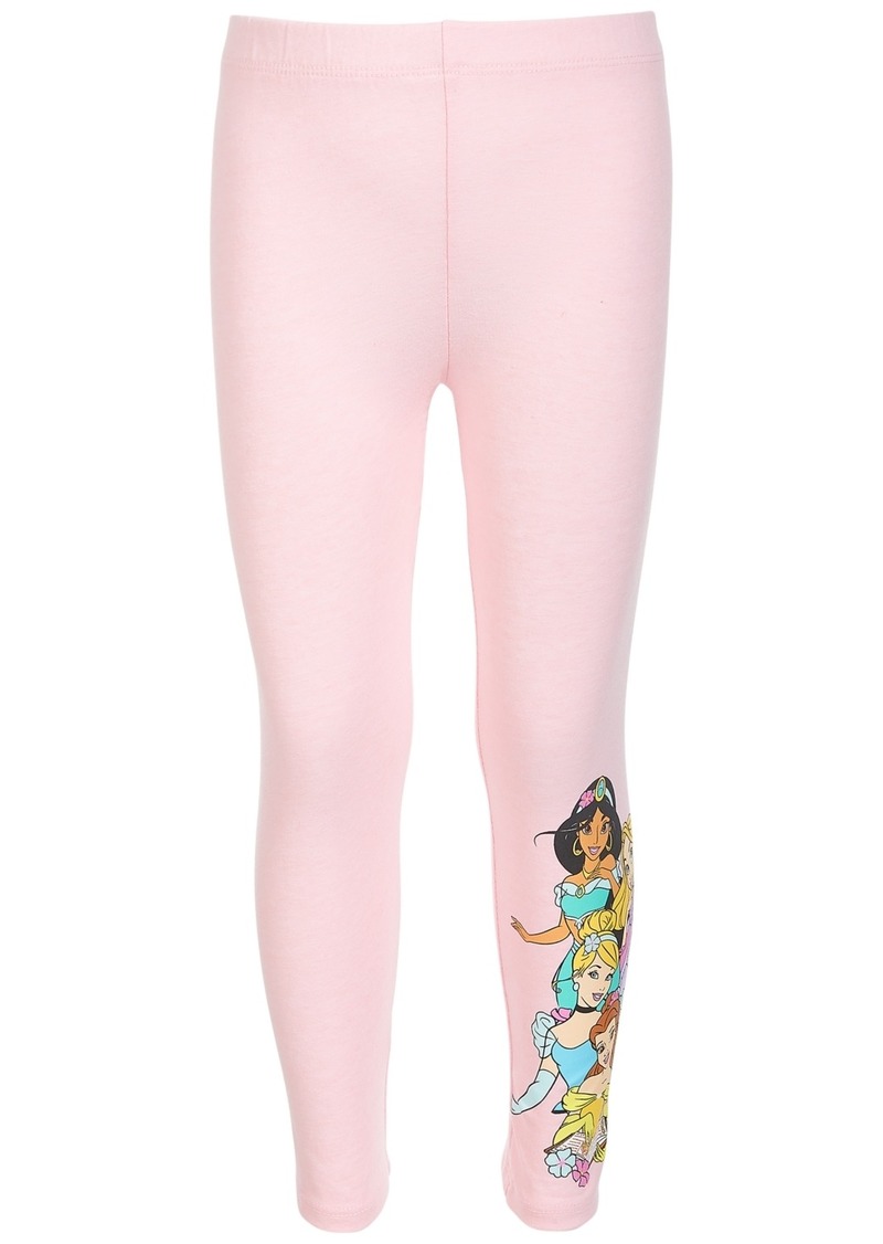 Disney Little Girls Princess Group Relaxed Fit Leggings - Pink