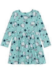 Disney Little Girls Star Wonderland Long Sleeve Dress