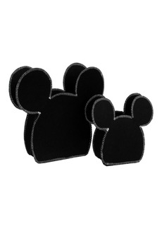 Disney Mickey Mouse 2 Piece Storage - Black