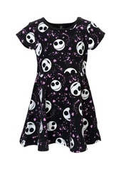 Disney Toddler Girls French Terry Skater Dress to (18 Months - 14-16) - Nightmare before christmas