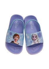 Disney Toddler Girls Frozen Slide Sandals - Lilac