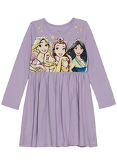 Disney Little Girls Princess Holiday Long Sleeve Dress