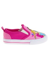 Disney Toddler Girls Princess Slip On Canvas Sneakers - Pink