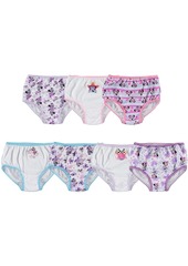 Disney's Minnie Mouse Cotton Panties, 7-Pack, Toddler Girls