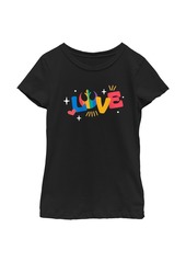 Disney Girl's Star Wars Pride Rainbow Love Rebel Alliance Child T-Shirt