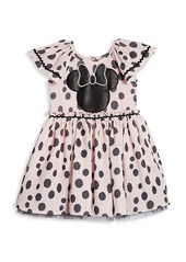 Little Girl's & Girl's Disney x Pippa & Julie Polka Dot Dress