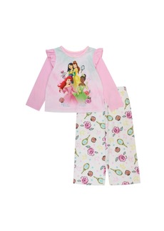 Toddler Girls Disney Princess T-shirt and Pajama, 2 Piece Set - Multi