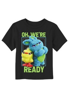 Disney Toddler's Toy Story 4 Ducky & Bunny Ready Pose Unisex T-Shirt
