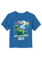Disney Toddler's Toy Story Birthdaysaurus Rex 2 Unisex T-Shirt