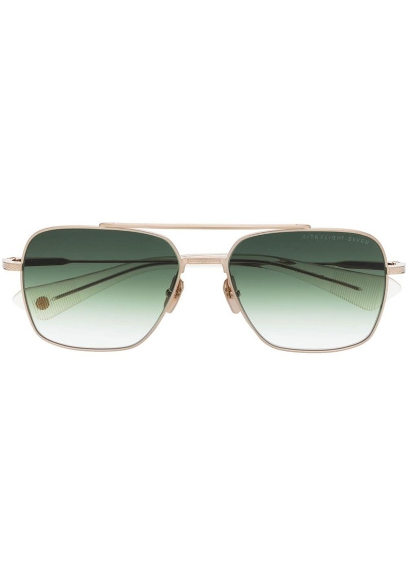DITA square-frame straight-arm sunglasses