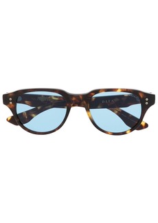 DITA tortoiseshell-effect round-frame sunglasses