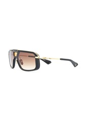 DITA two-tone square-frame sunglasses