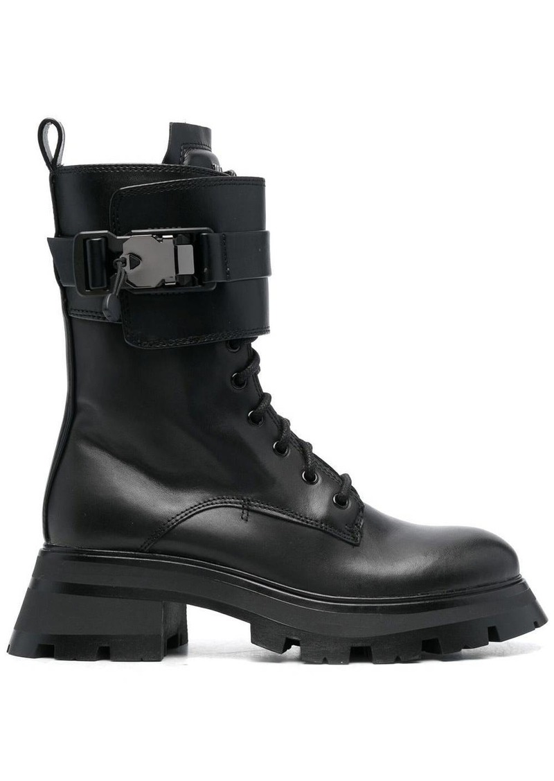 DKNY 55mm Sava buckle-detail combat boots