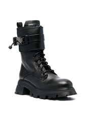 DKNY 55mm Sava buckle-detail combat boots