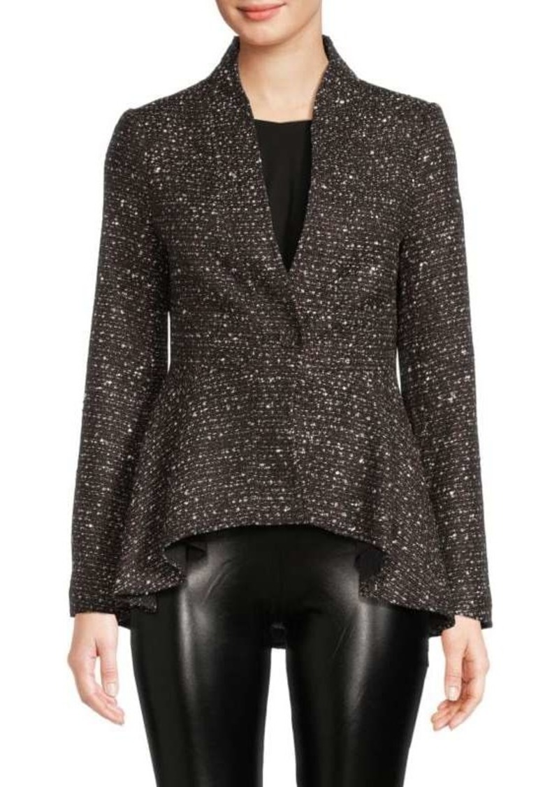 DKNY Asymmetric Tweed Blazer