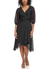 DKNY Balloon Sleeve with Side Knot