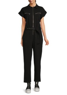 DKNY Belted Utility Jumpsuit
