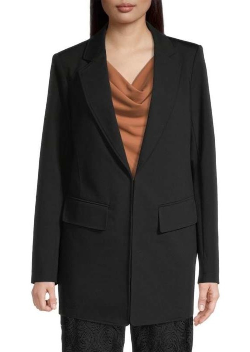 DKNY City Garden Long Knit Blazer