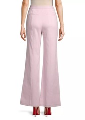 DKNY Cotton Twill Flare Pants