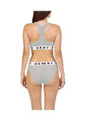 DKNY Cozy Boyfriend Racerback Bralette DK4519 - Heather Gray