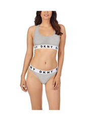 DKNY Cozy Boyfriend Racerback Bralette DK4519 - Heather Gray