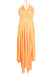 DKNY crinkle rayon maxi dress