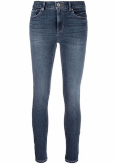 DKNY cropped skinny-fit jeans