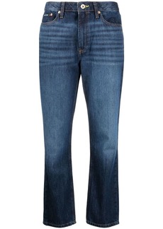 DKNY cropped straight-leg jeans
