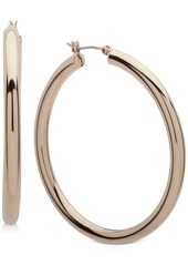 "Dkny 2"" Thick Hoop Earrings - Silver"